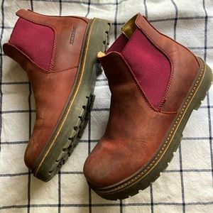 Birkenstock Women’s Stalon Burgundy Chelsea Boots Size 37